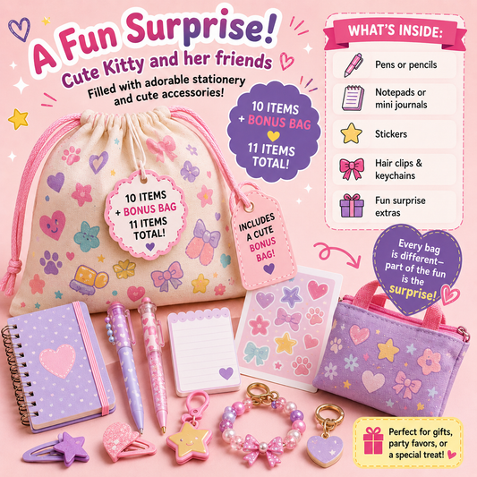 Cute Kitty and Friends Mystery Grab Bag